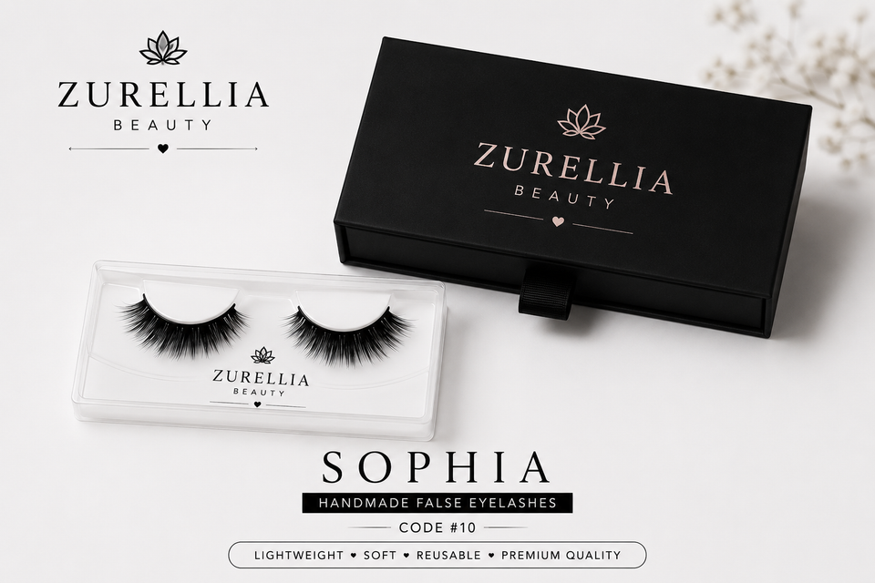 Sophia Handmade False Eyelashes – Code #10 | Zurellia Beauty