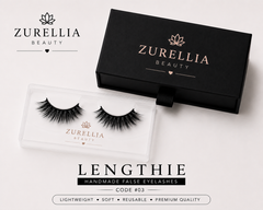 Lengthie Handmade False Eyelashes – Code #03 | Zurellia Beauty