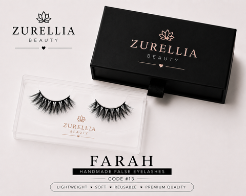 Zurellia Beauty Farah #13 – Handmade Premium False Eyelashes